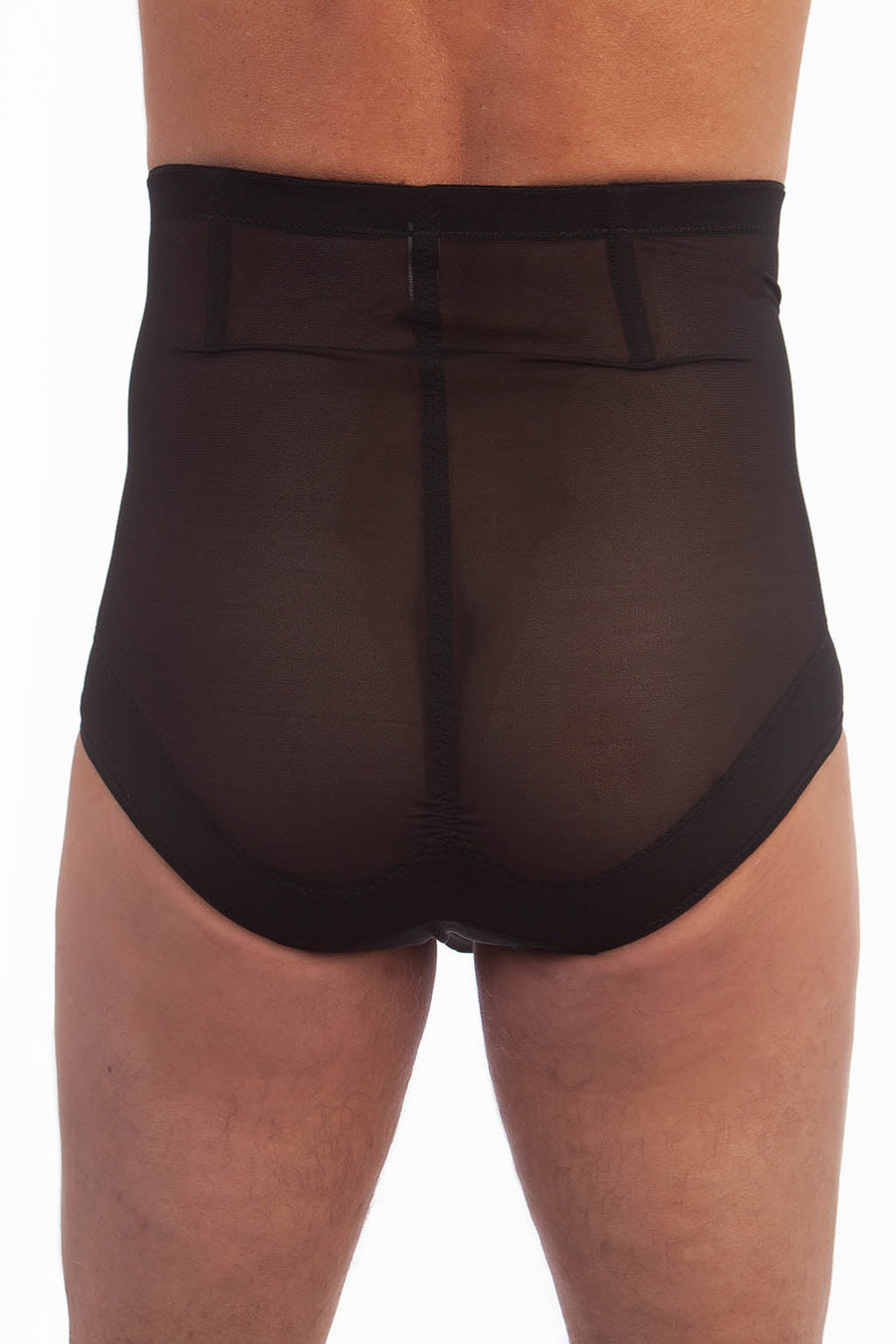 BfM Mens High Waist Pouch Corset Brief Tummy Control Underwear