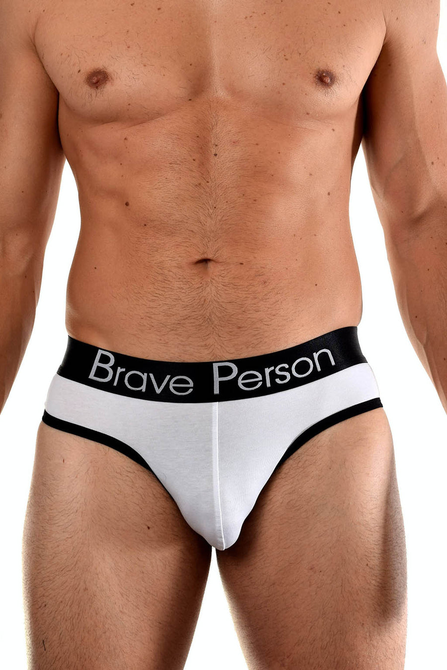 Brave Person Mens Mid-Rise Bikini Thong
