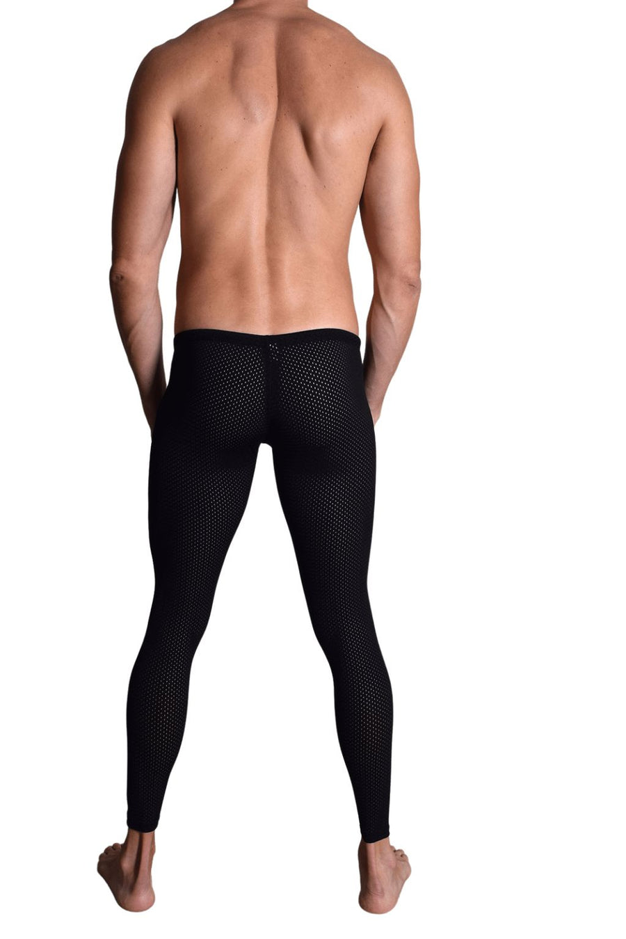 BfM Mens Lowrise Eyelet Tights - Snug Pouch