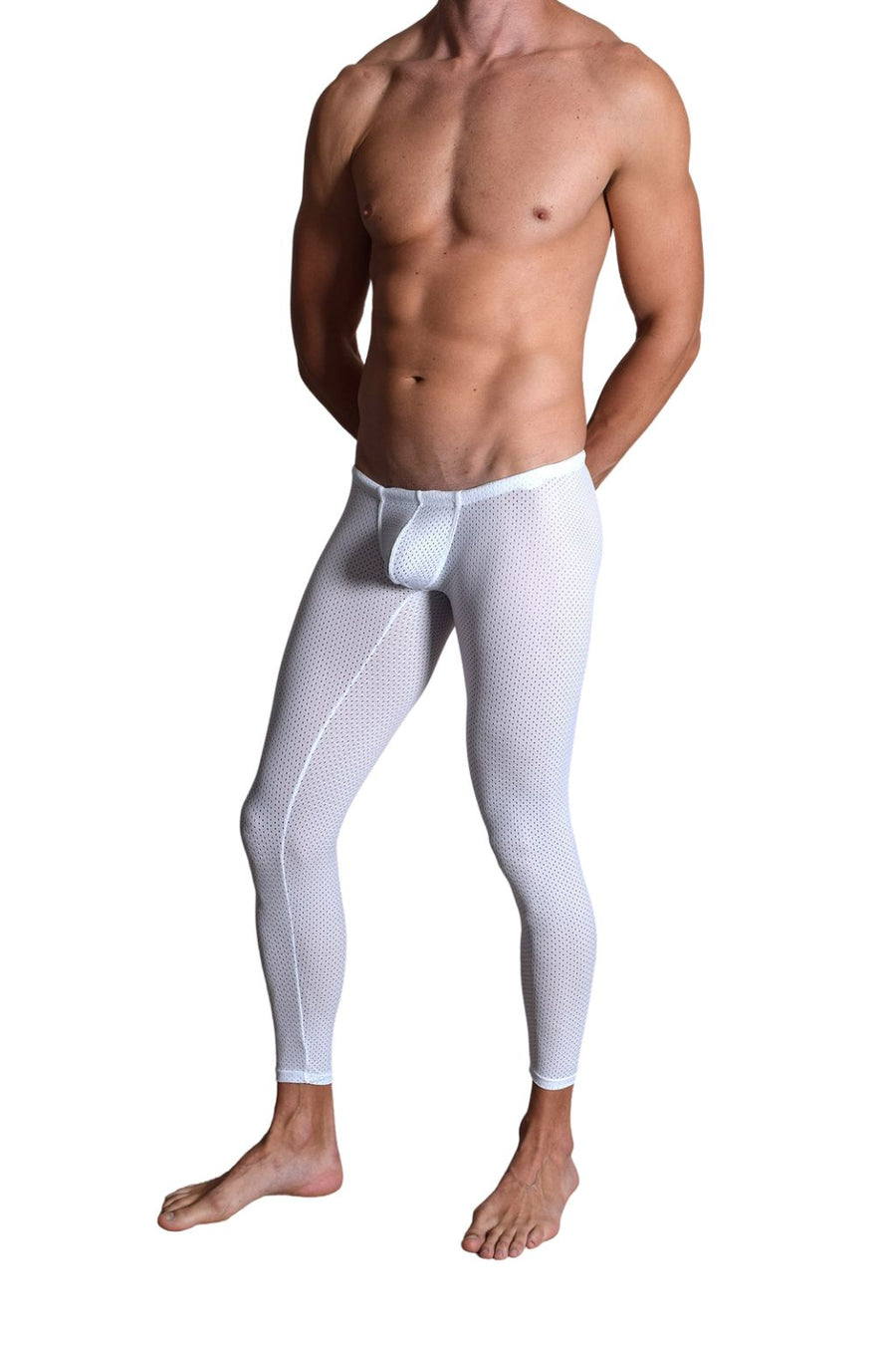 BfM Mens Lowrise Eyelet Tights - Snug Pouch
