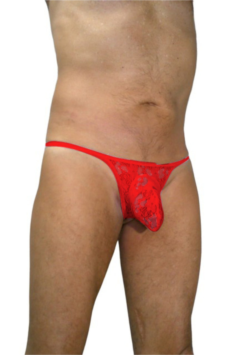 BfM Mens Lace Bulge Pouch G-String Underwear