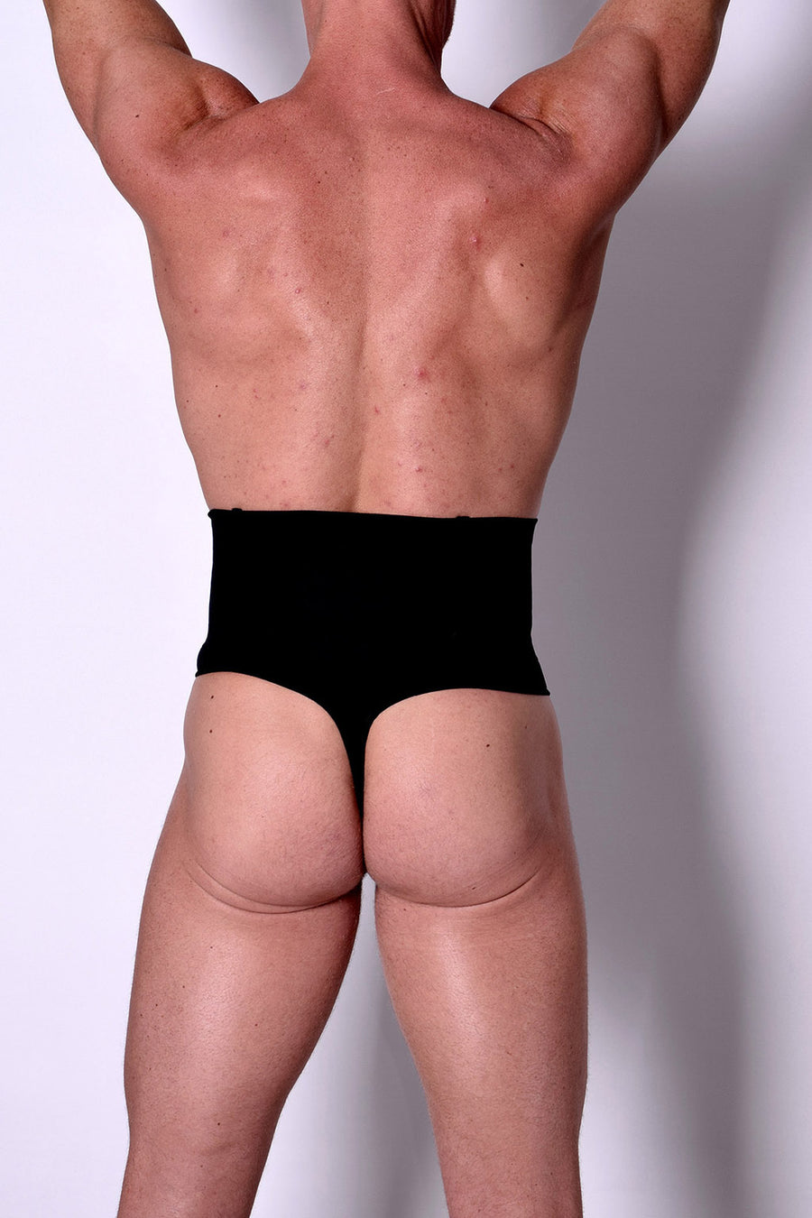 BfM Mens Mid Waist Tummy Control Thong Underwear