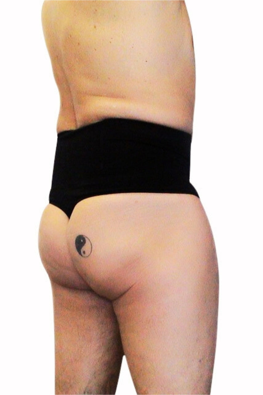 BfM Mens Mid Waist Tummy Control Thong Underwear