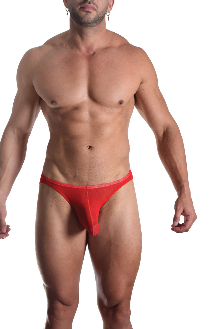 Brave Person Underwear Men Briefs Sexy Mesh Transparent Underpants