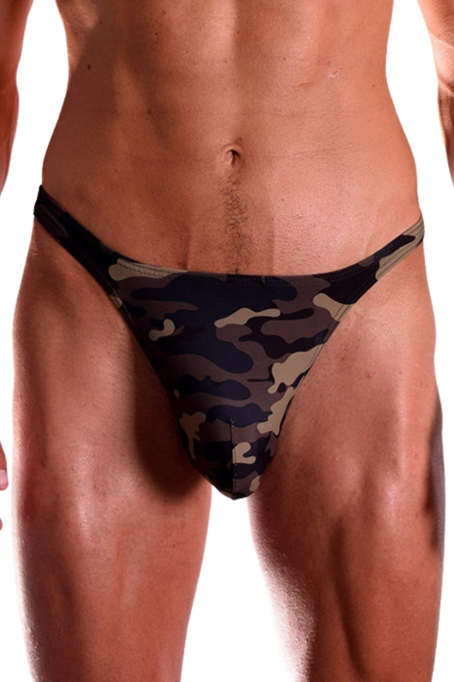 BfM Mens Camouflage Swim Thong