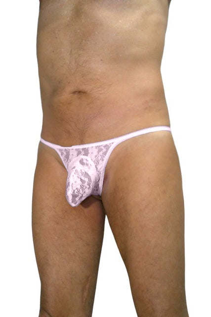 BfM Mens Lace Bulge Pouch G-String Underwear