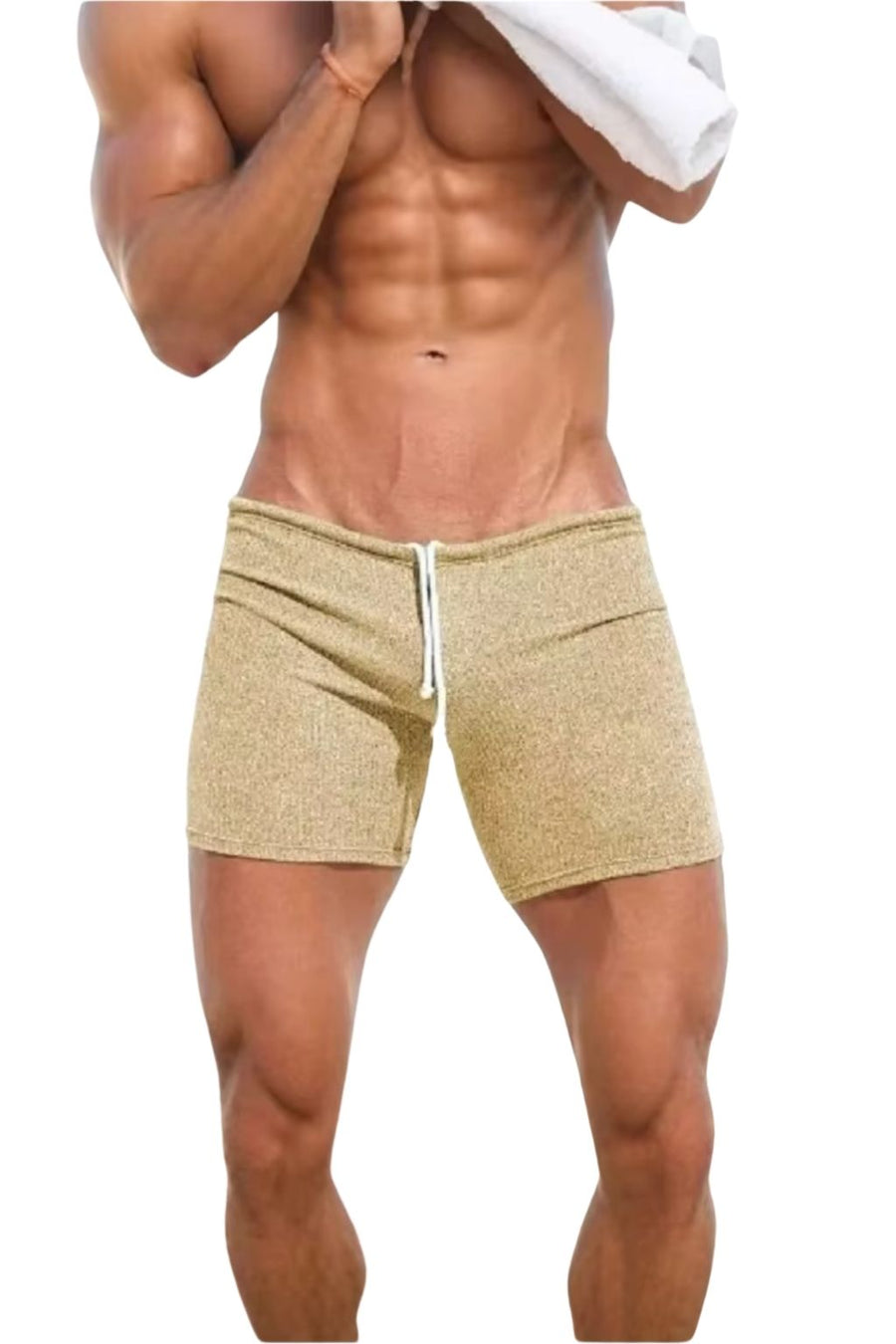 BfM Mens Lounge Shorts Mid-Waist