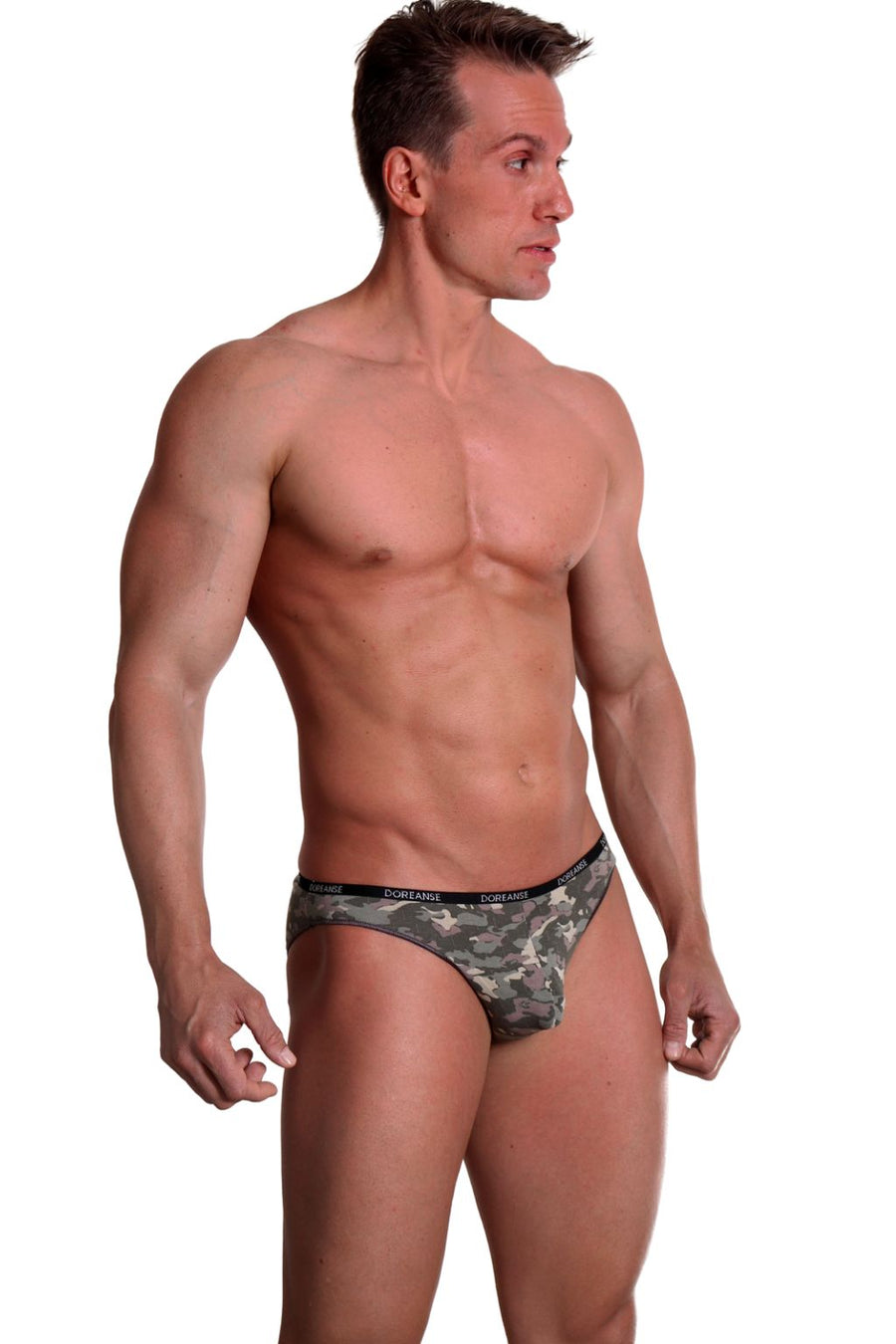 Manview Leopard Print Brazilian Cut Lowrise Underwear – Bodywear