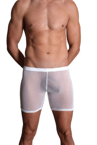 BfM Mens High Waist Ultra Sheer Boxer Shorts Bodywear for Men