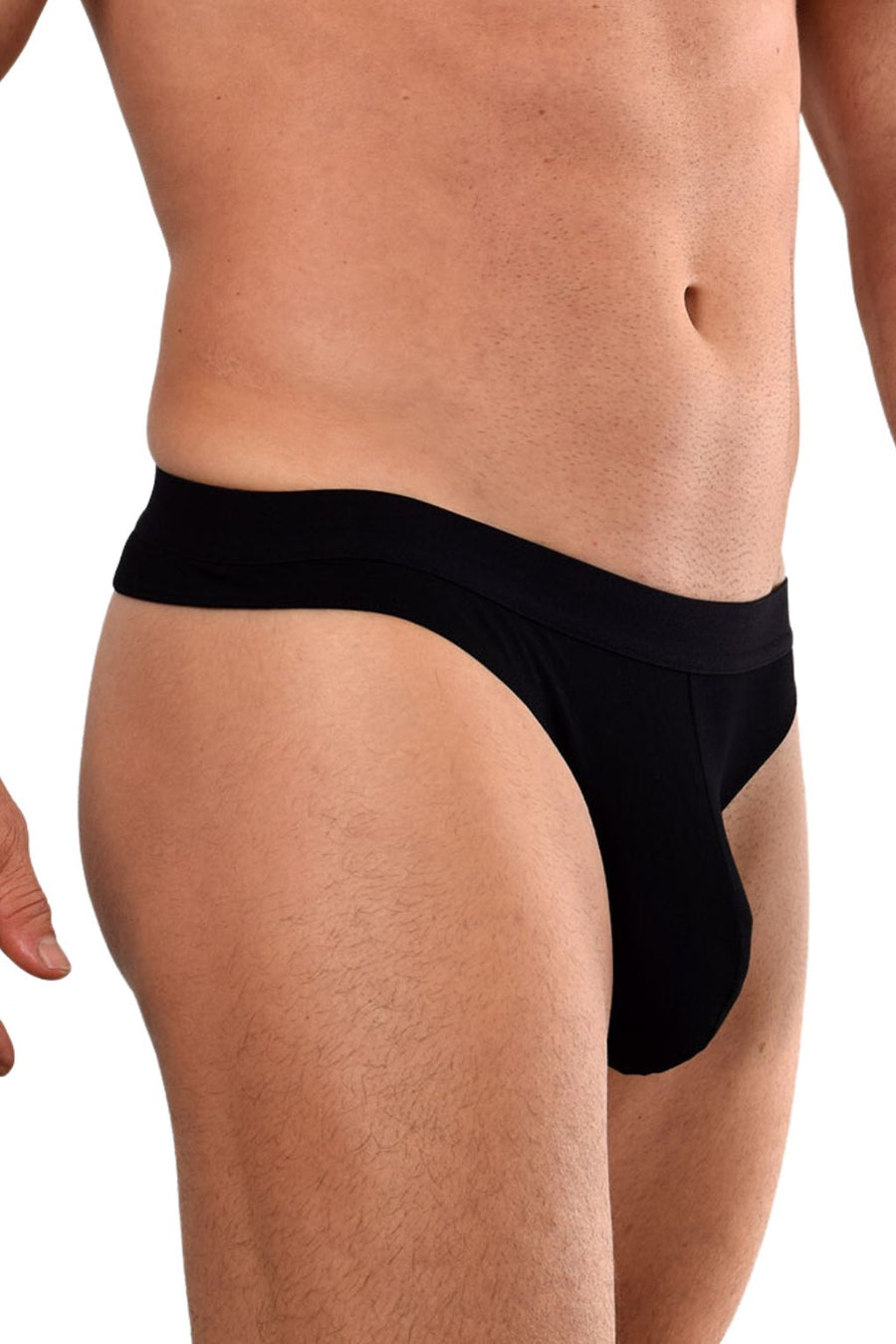 Mens Pouch Front, Wide Strap, T-Back thong - shown in LIMITED