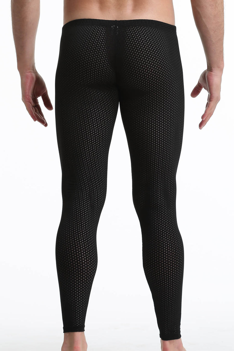 BfM Mens Lowrise Eyelet Tights - Enhanced Pouch
