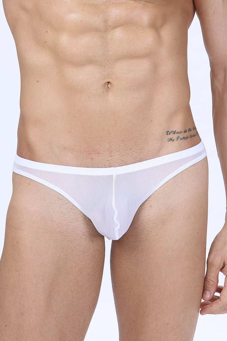 Mens Transparent Underwear Sexy See Through Mesh