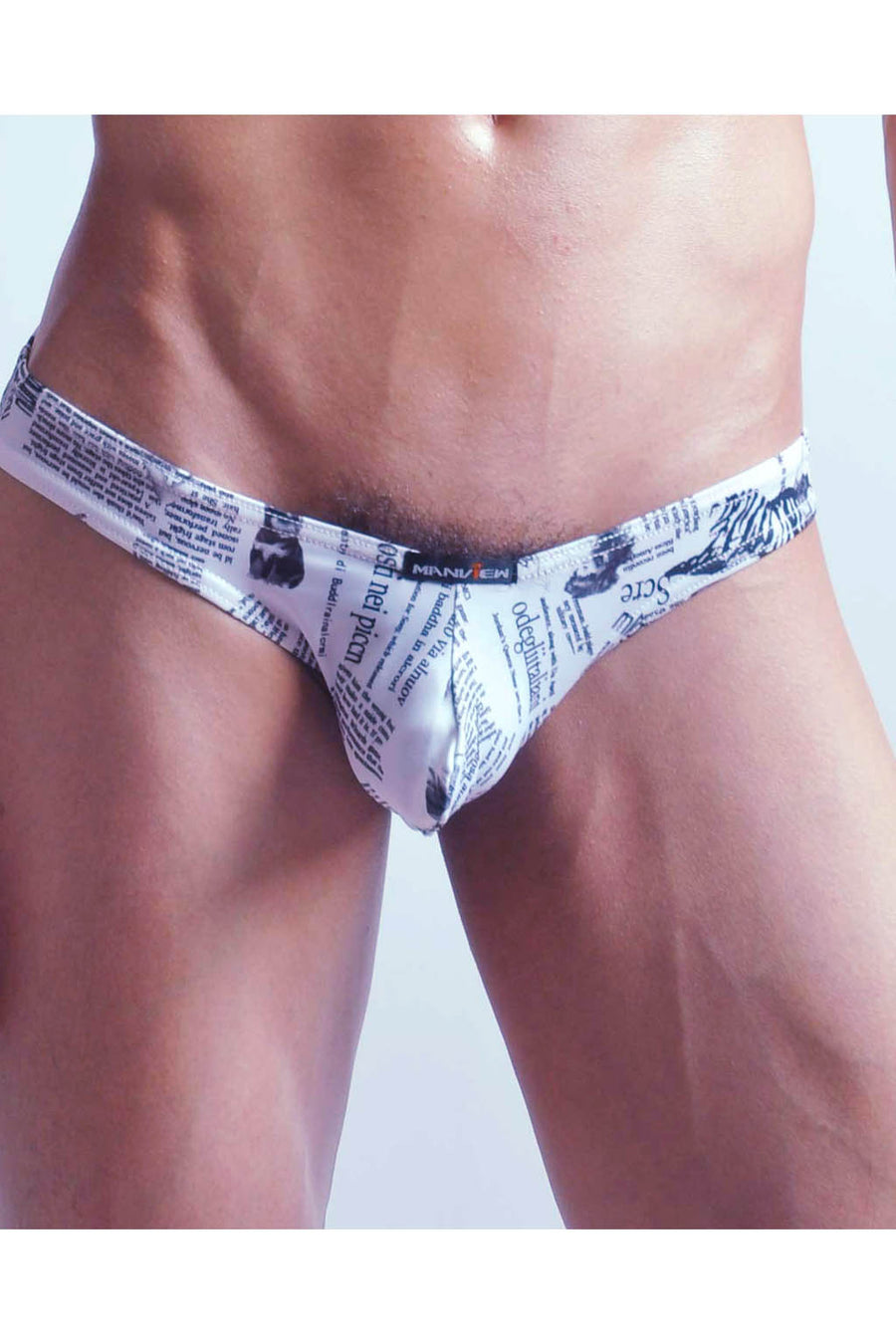 Men's Skimpy Briefs Underpants Color Print Cotton Arse Empty Bikini Briefs  