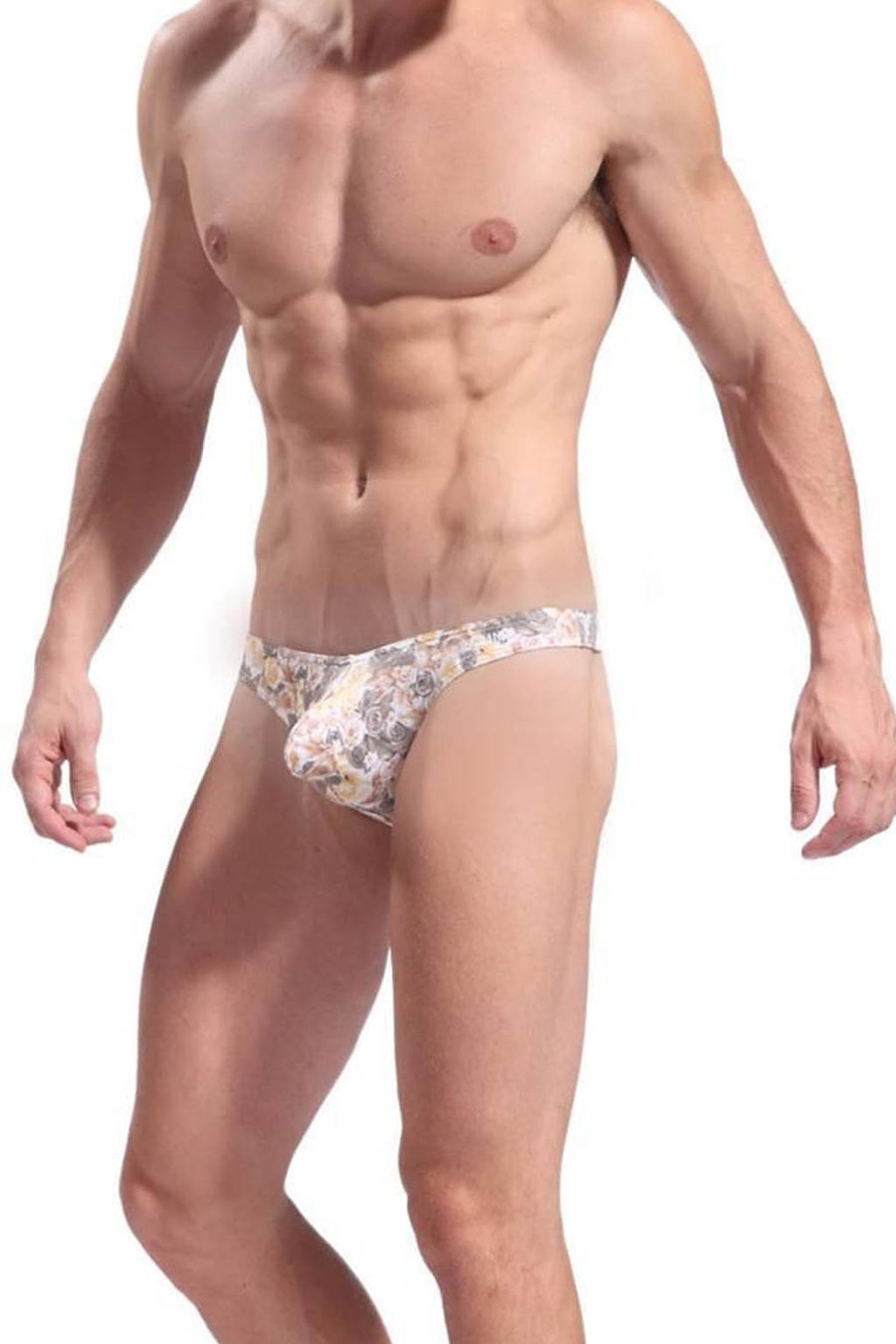 Men's Sexy Underwear - Patterned No Show Thong – Oh My!
